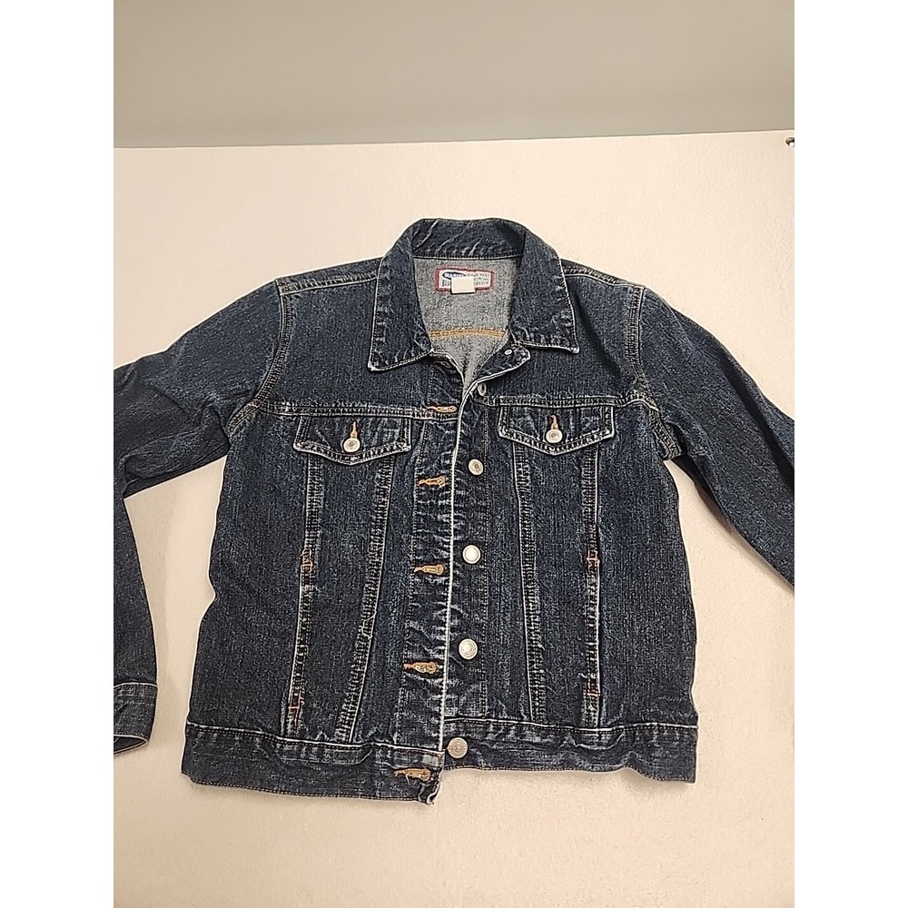 Vintage Old Navy Jean Jacket Womens M Button Up Y2K 90s Denim Coat